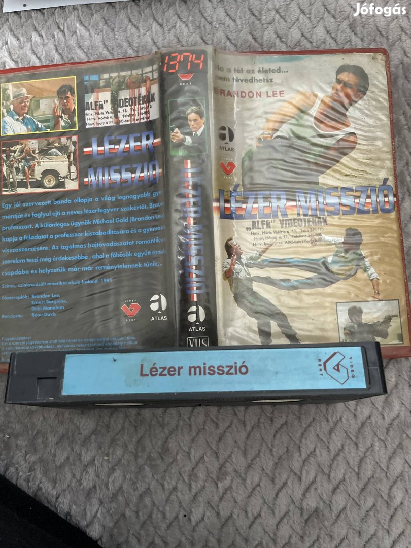 Lézer misszió vhs nagytok akció alfa