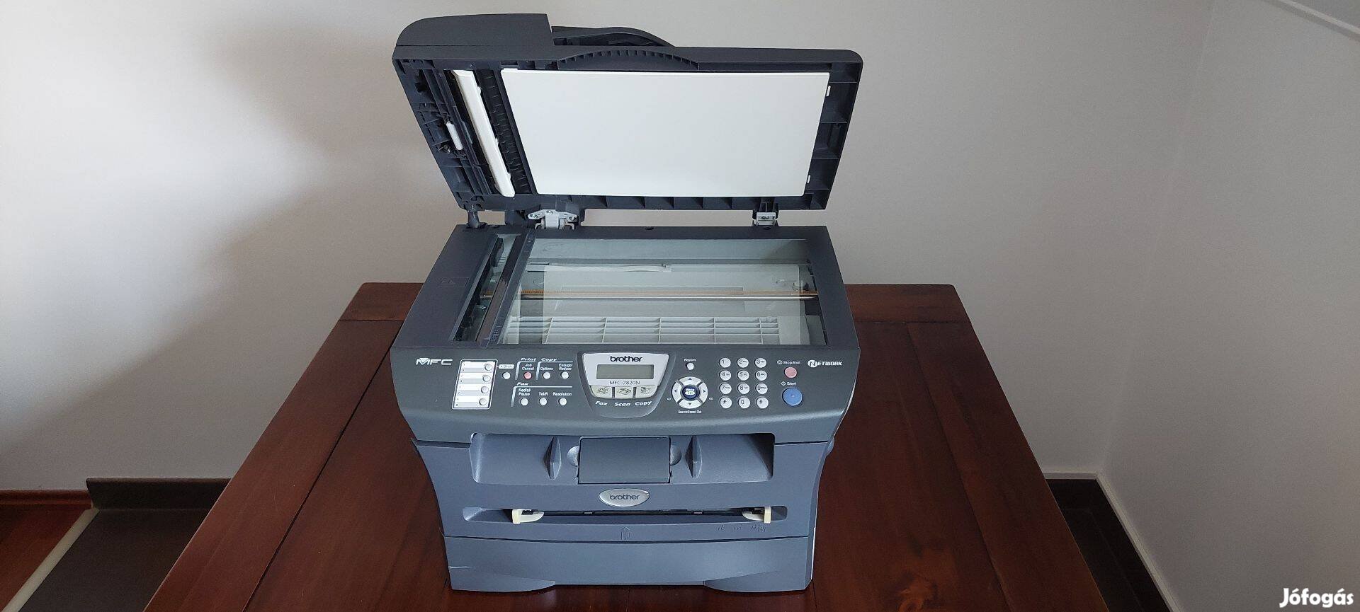 Lézernyomtató Brother MFC 7820N multifunkcionális telefon, fax, nyomta