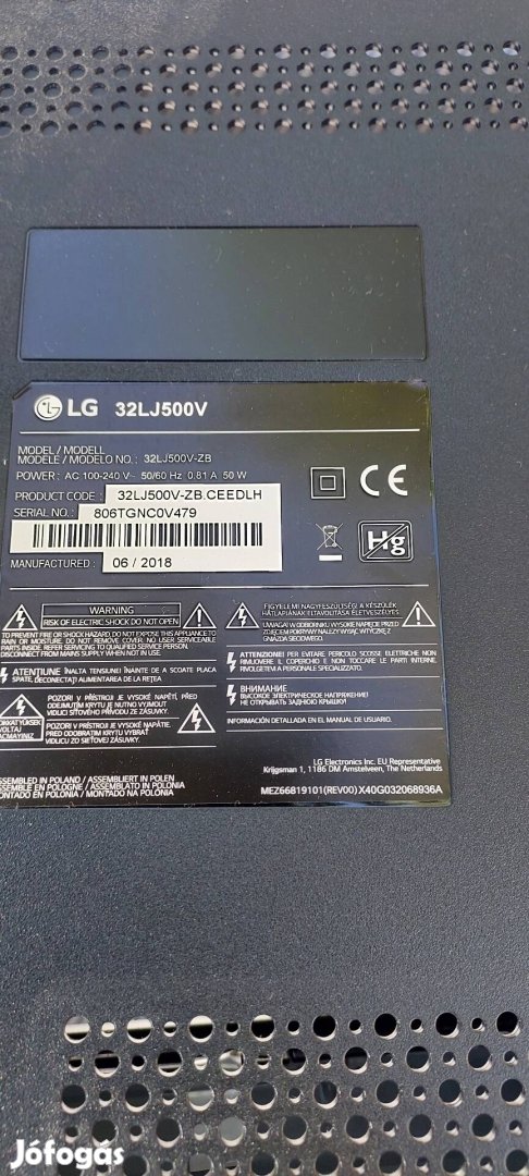 Lg32 LJ500 (alkatresz)