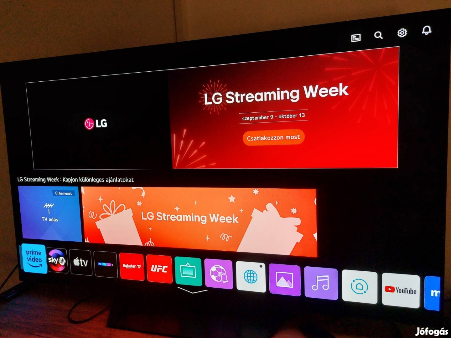 Lg 140cm 4k uhd smart Oled tv.