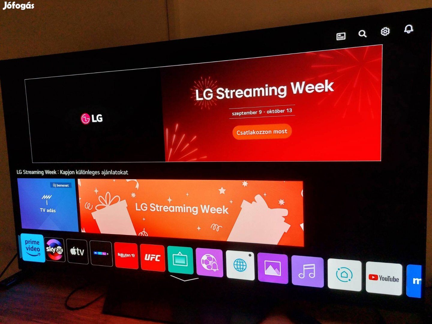 Lg 140cm 4k uhd smart Oled tv.