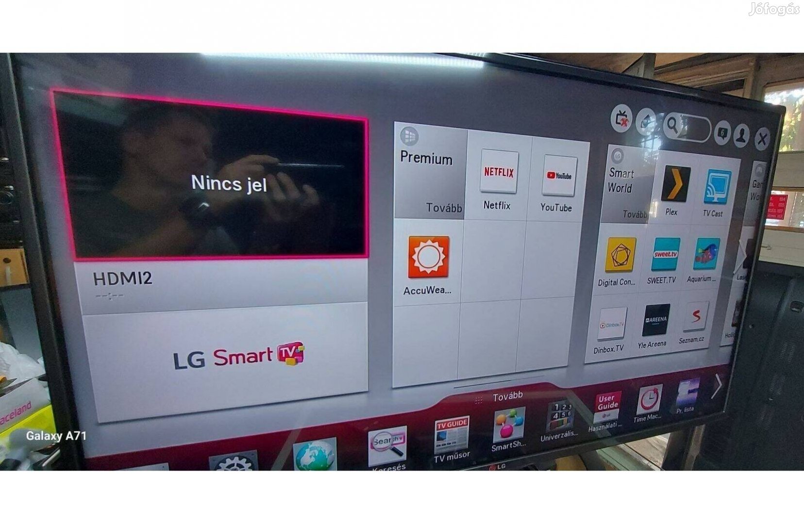 Lg 42LA620S smart Tv, Passziv 3D, wifi, 106cm, Youtube