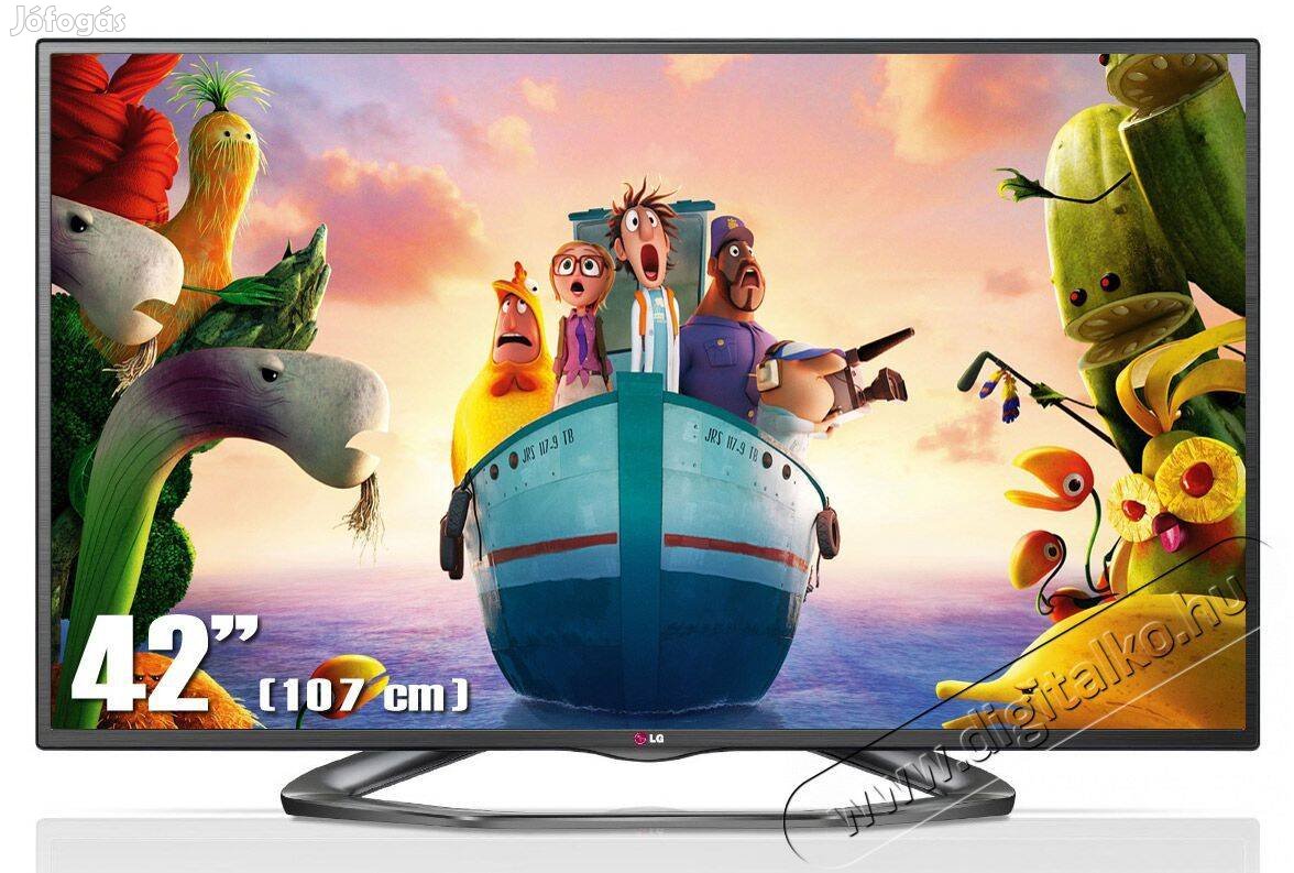 Lg 42LA620S smart Tv, Passziv 3D, wifi, 106cm, Youtube