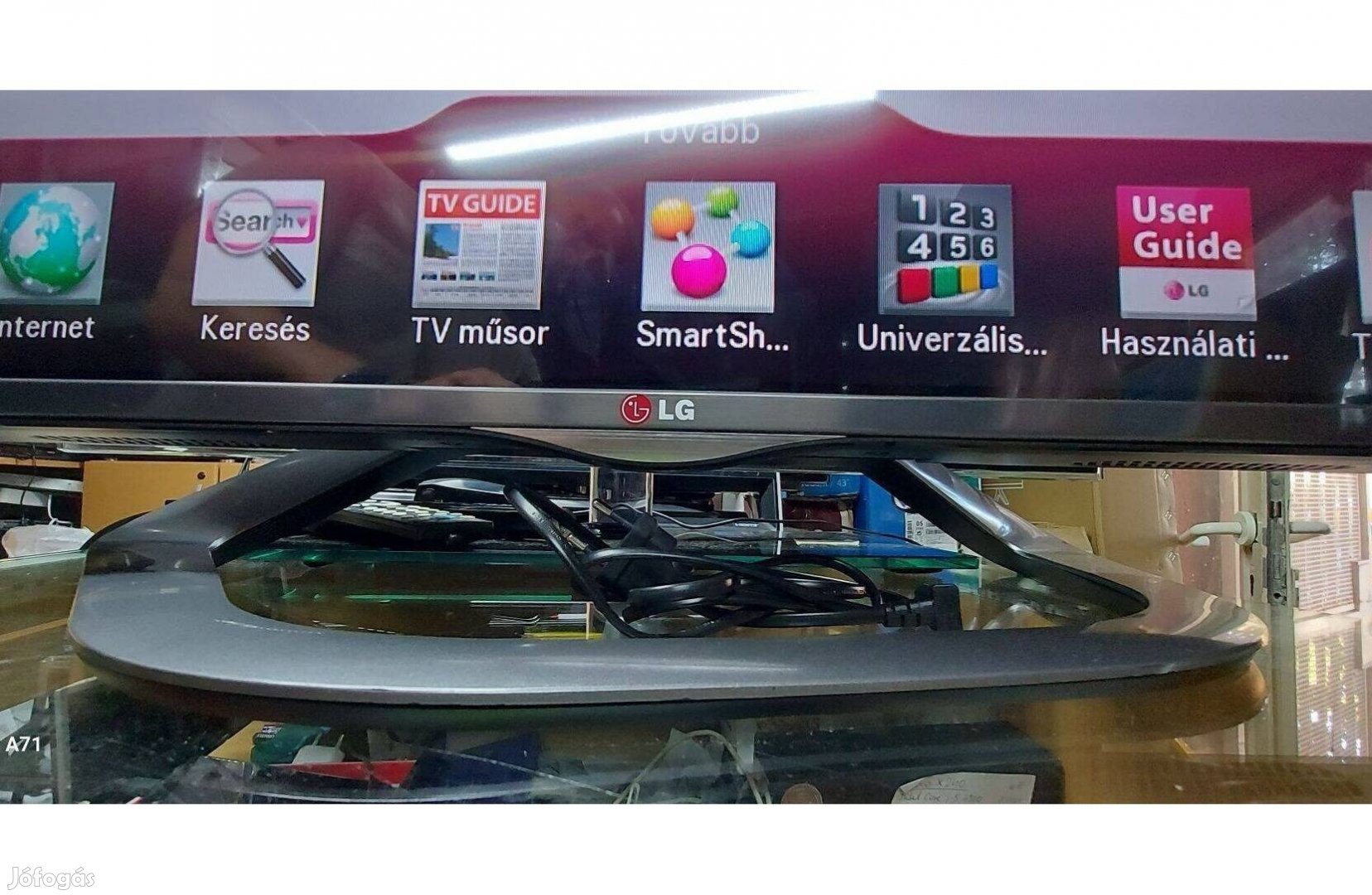 Lg 42LA620S smart Tv, Passziv 3D, wifi, 106cm, Youtube