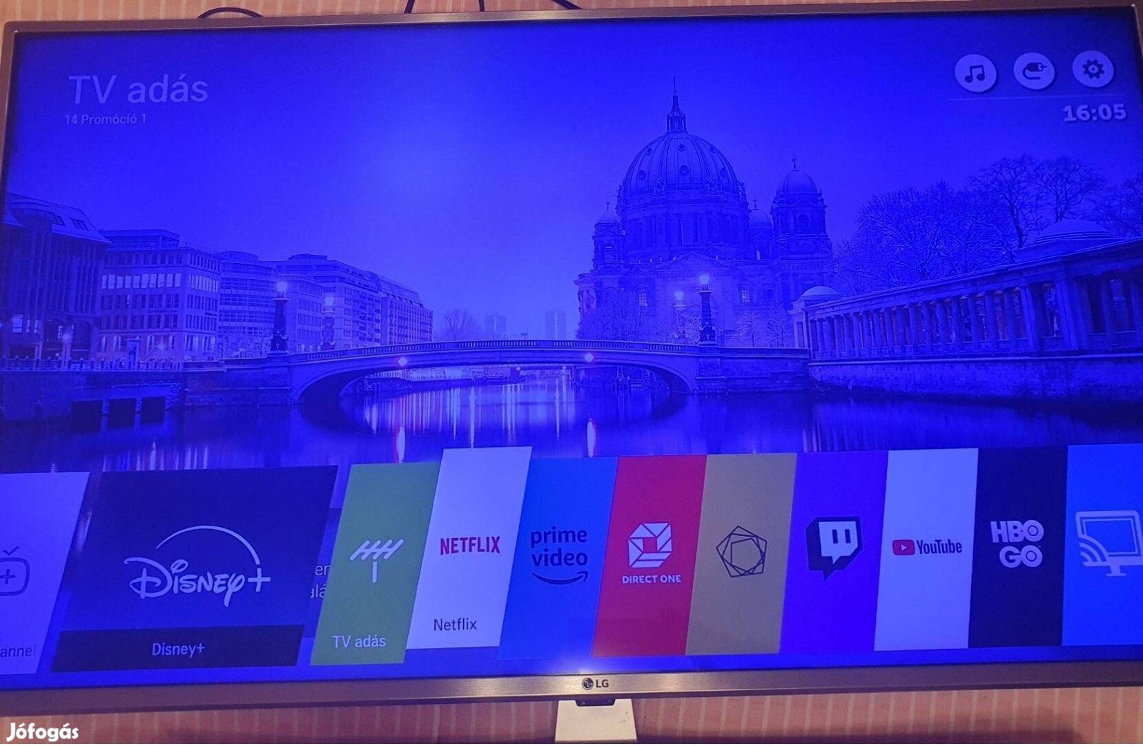 Lg 43Uj701V LED hibás UHD tv akciós áron!