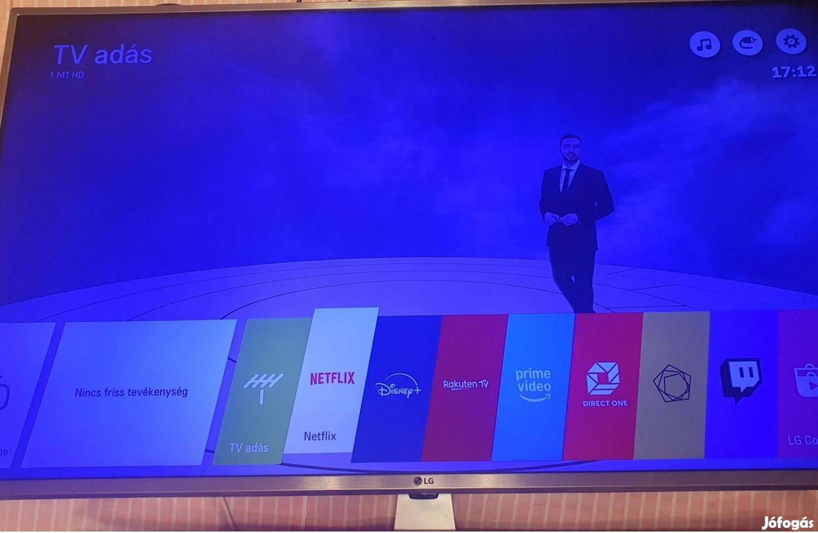 Lg 43Uj701V LED hibás UHD tv akciós áron! Wifi,Youtube,Smart