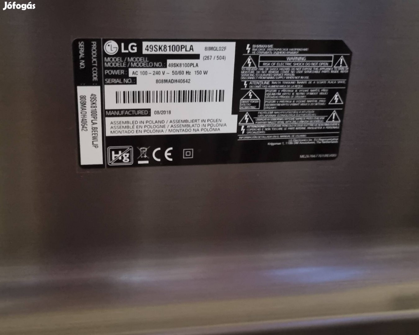 Lg 49sk8100pla 4k Superuhd tv