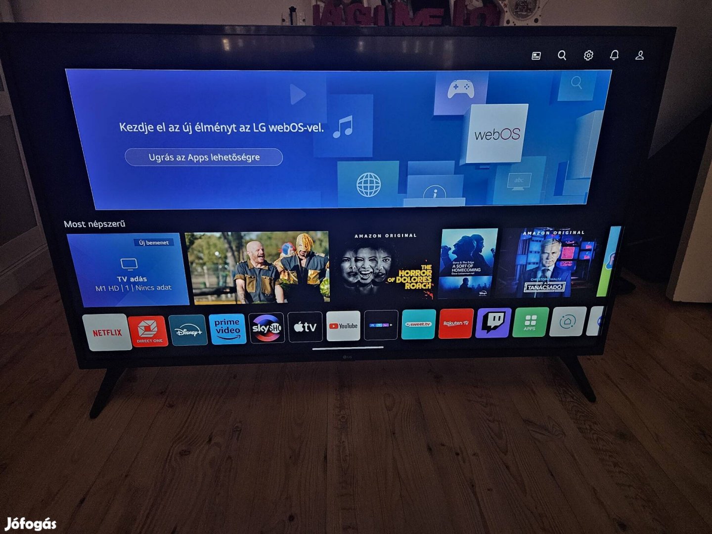 Lg 4k 108cm-es ips prémium smart tv 