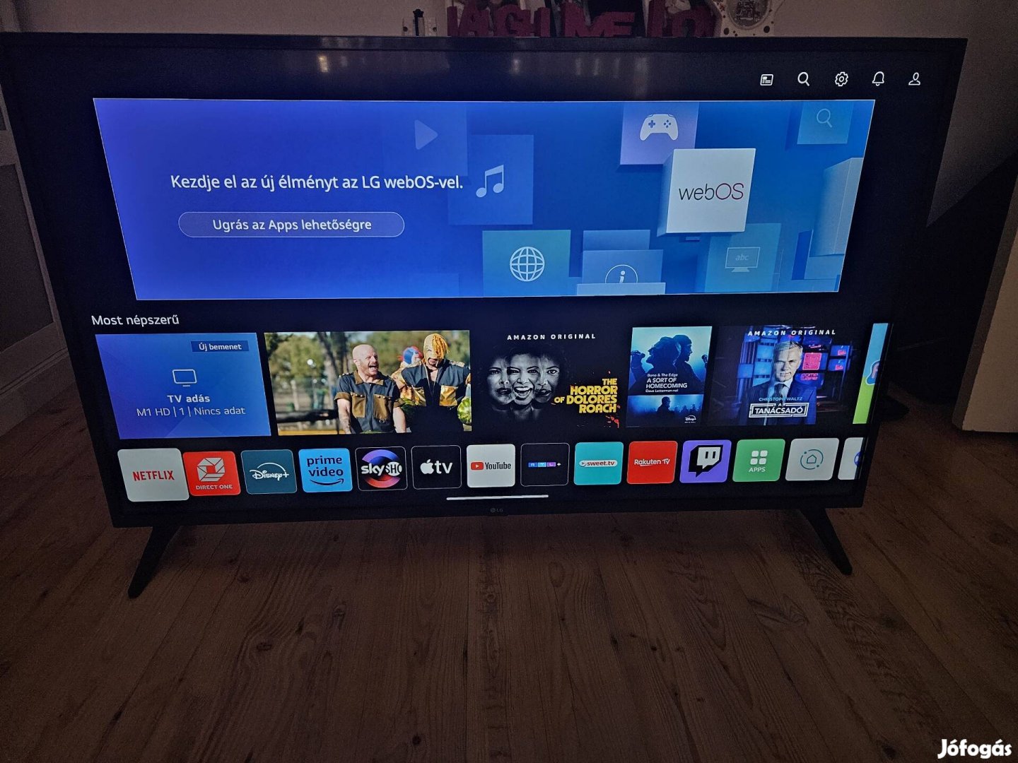 Lg 4k ips 109 cm-es 100hz-es prémium smart tv 