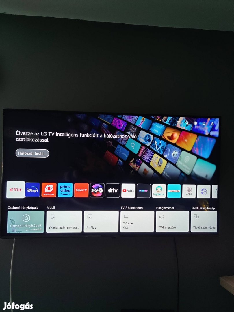 Lg 50 Nanocell 763 4k Uhd tv eladó