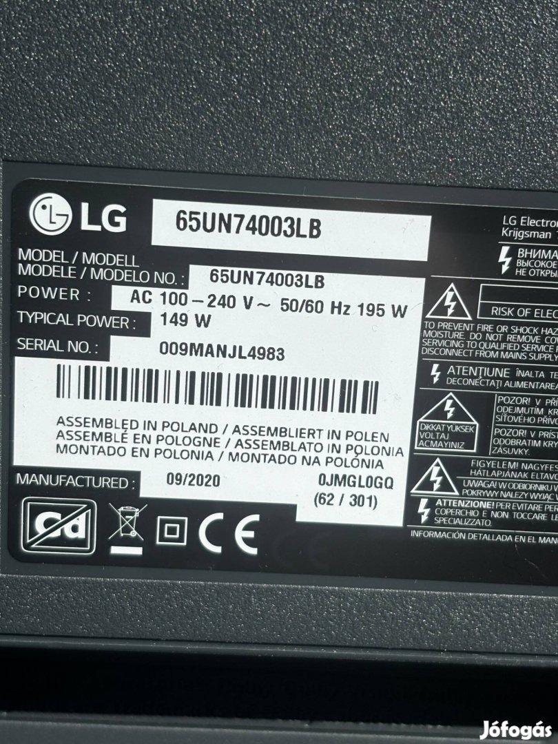 Lg 65un74003lb panelek eladók