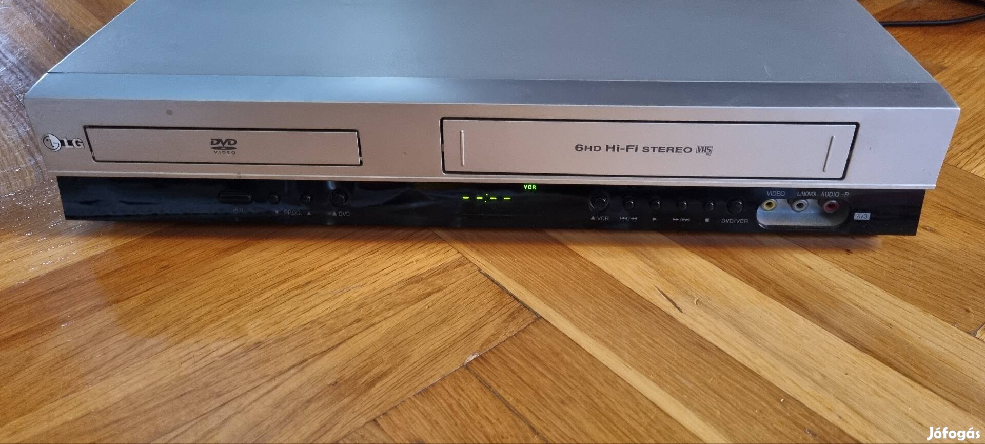 Lg 6 fejes hi-fi sztereó vhs dvd kombo 