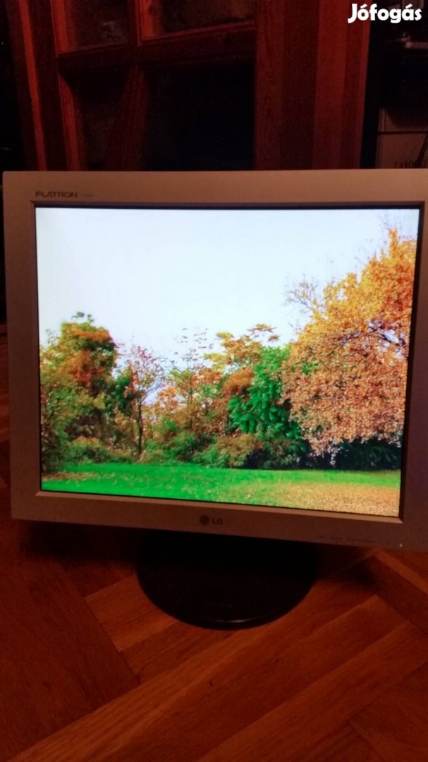 Lg Flatron 17"LCD monitor vga és dvi csatlakozóval 