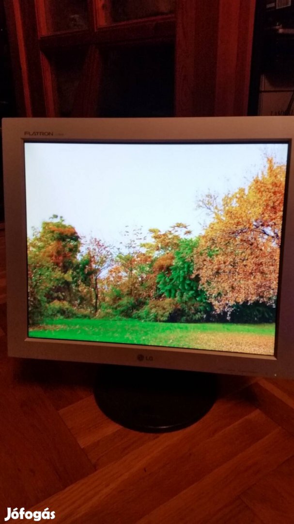Lg Flatron 17"LCD monitor vga és dvi csatlakozóval 