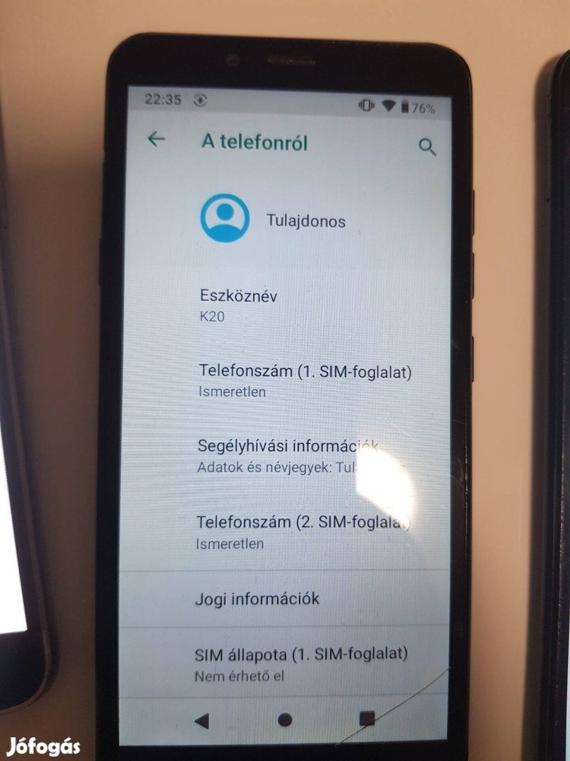 Lg k20 két kártyás
