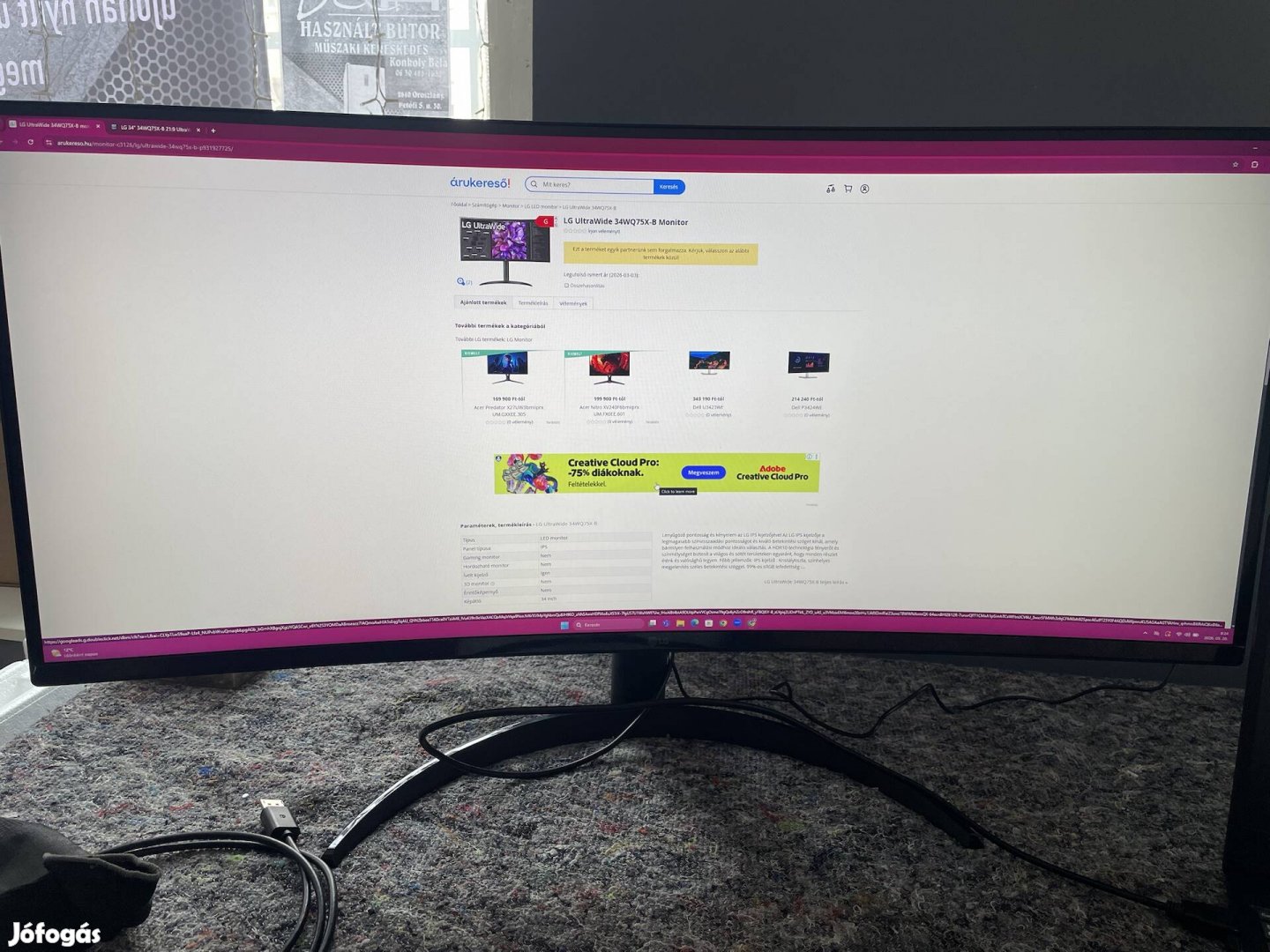 Lg monitor 34wq75
