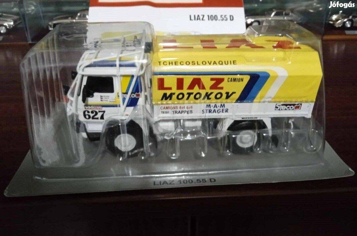 Liaz 100.55 Dakar "Cheh TGK DEA" kisauto modell 1/43 Eladó