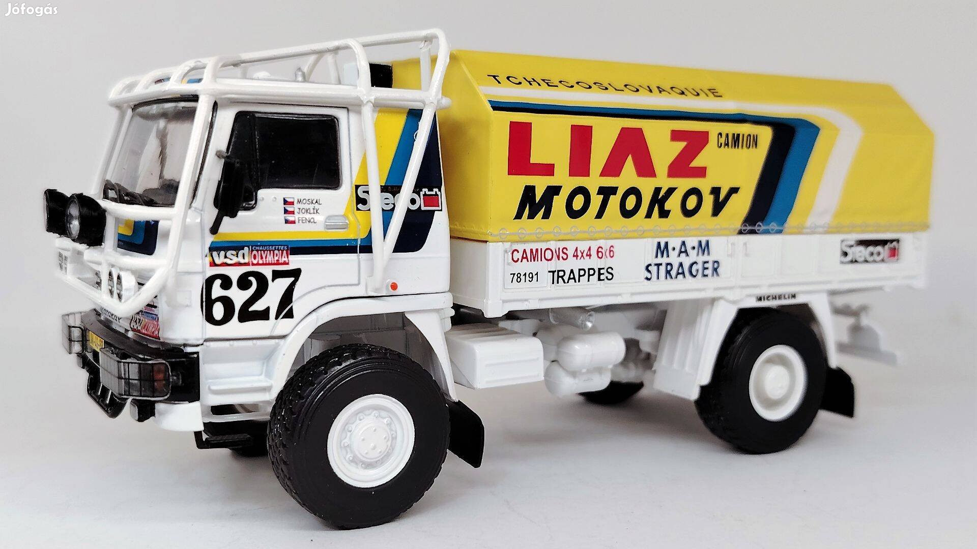 Liaz 100.55 Dakar teherautó modell 1:43 új bontatlan eladó