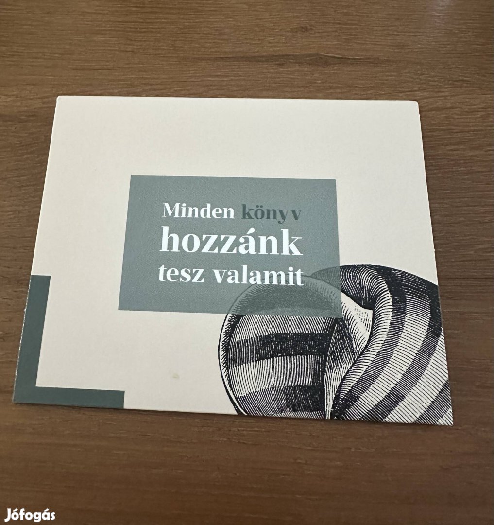 Libri utalvány 10 ezer Ft értékben 20 kedvezménnyel eladó!