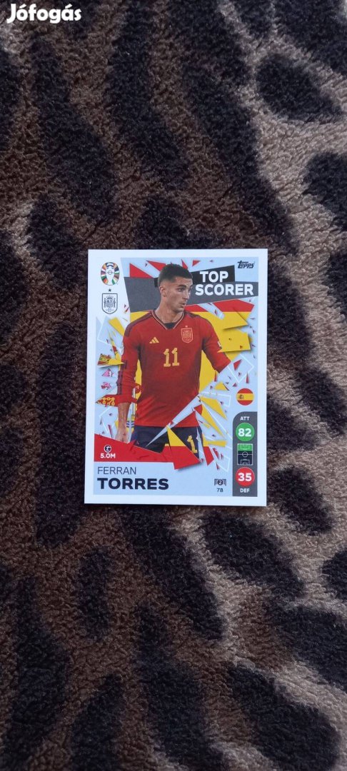 Lidl Euro 2024 focis kártya Ferran Torres