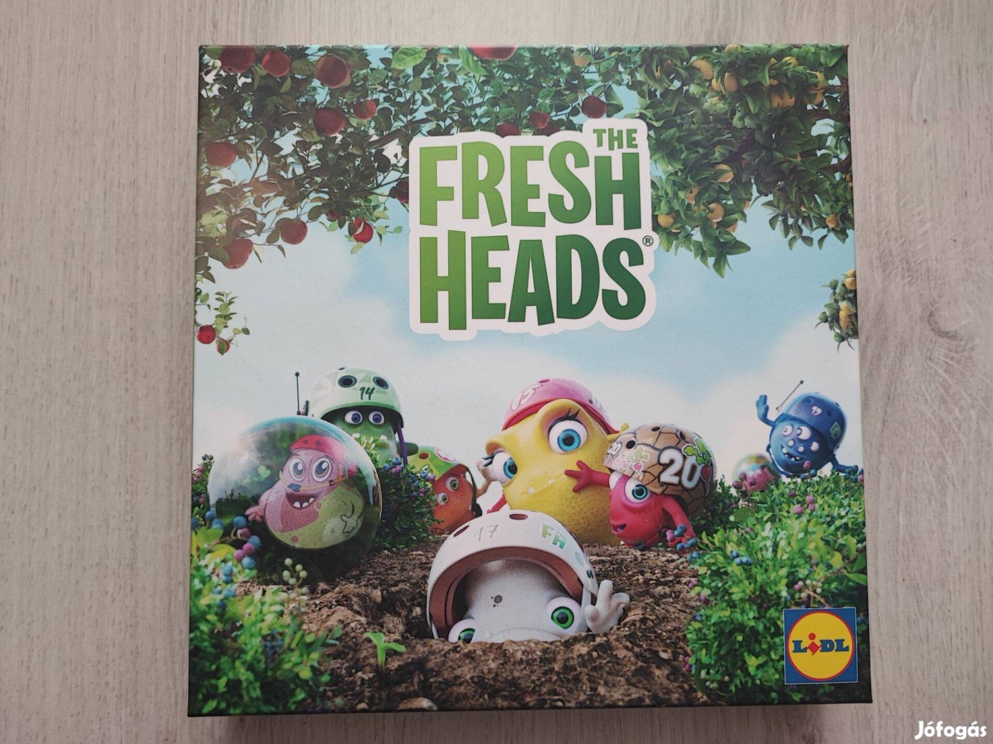 Lidl - The Fresh Heads - üres üveggolyó gyűjtődoboz - Új, bontatlan