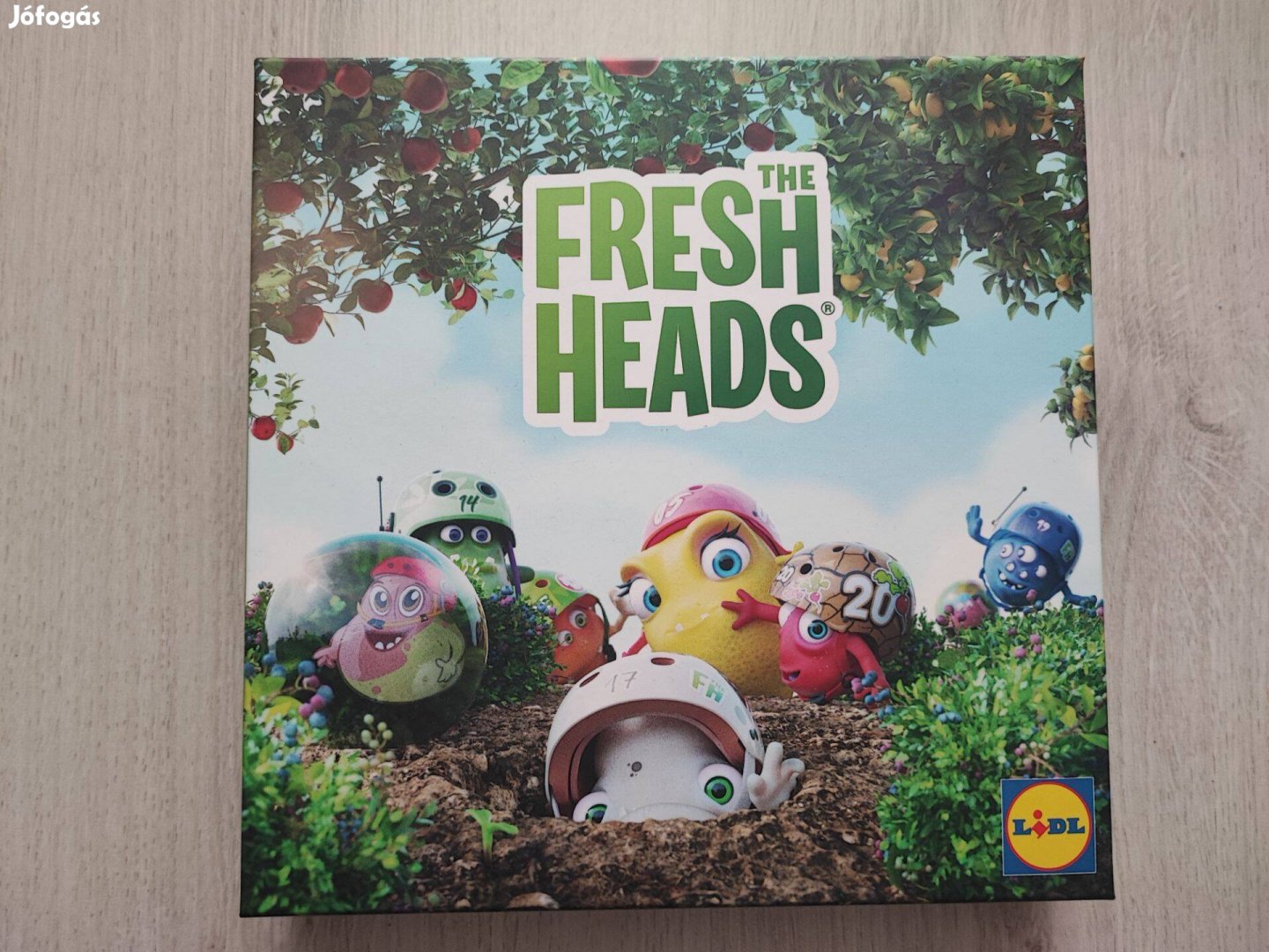 Lidl - The Fresh Heads - üres üveggolyó gyűjtődoboz - Új, bontatlan