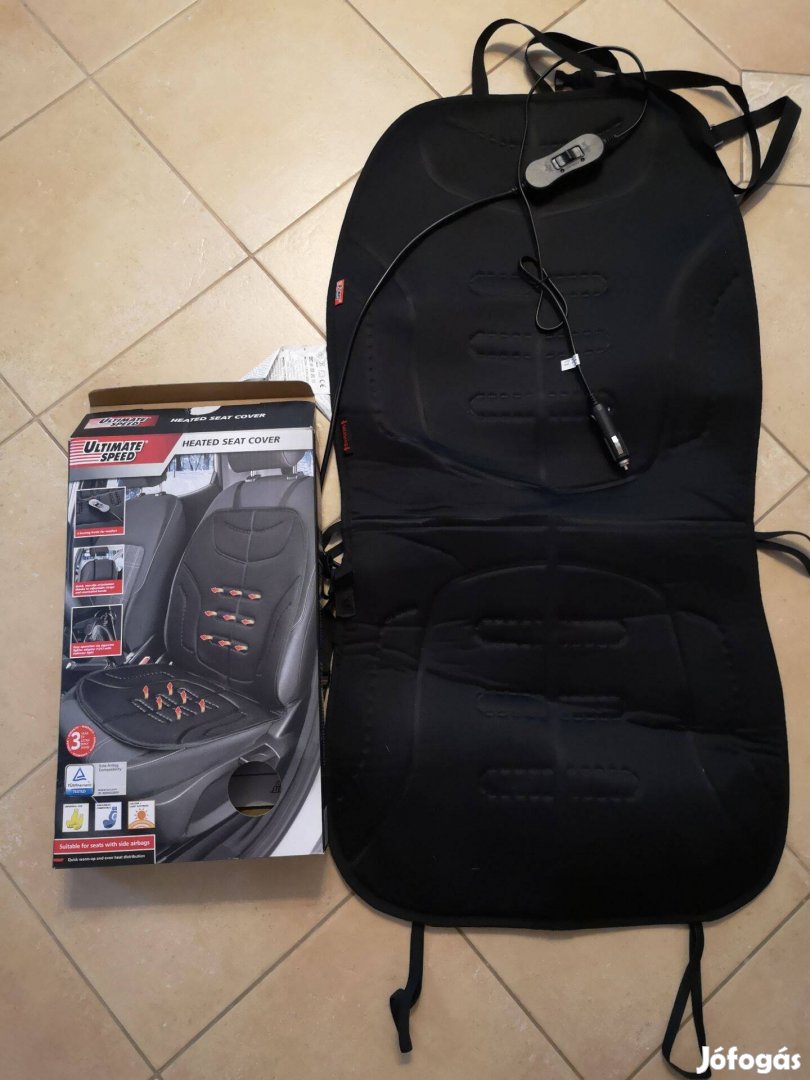 Lidl autóülésfűtés, 2 fokozatú, szivargyujtóról működtethető