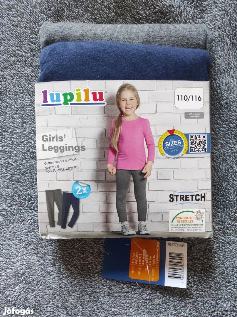 Lidl lupilu lány vastag leggings nadrág 110 116 os méret