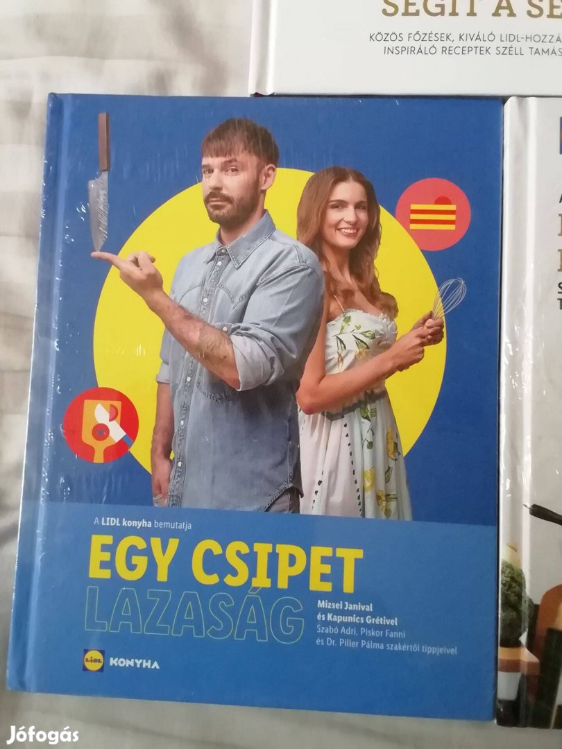 Lidl szakácskönyv, vadonatúj, legolcsóbban