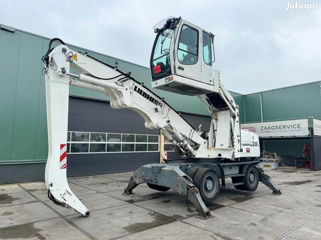 Liebherr A316 átrakógép / 15800 üzemóra / Lízing 20%-tól