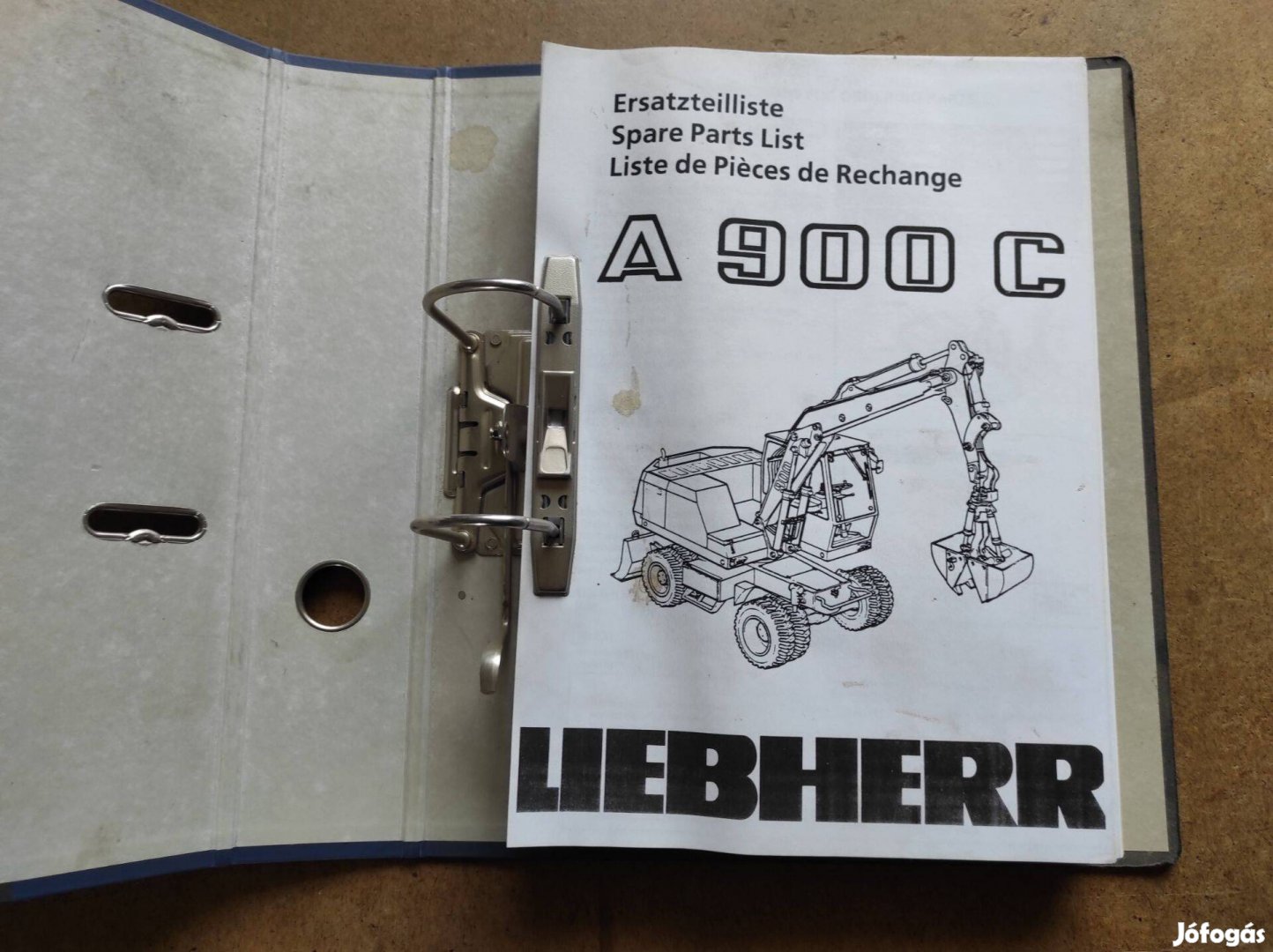 Liebherr A 900 C markoló alkatrészkatalógus