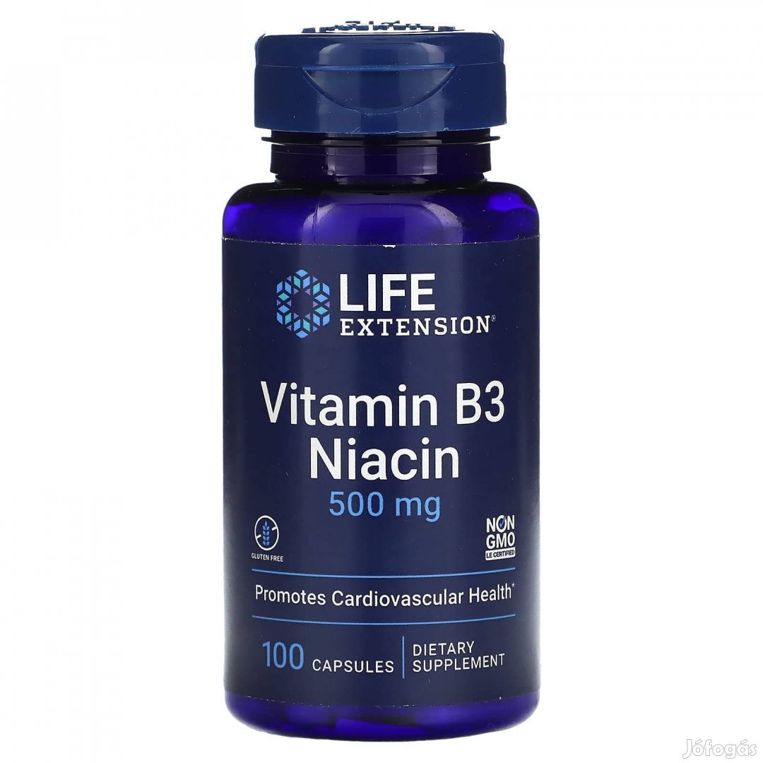 Life Extension Niacin 500g, 4db