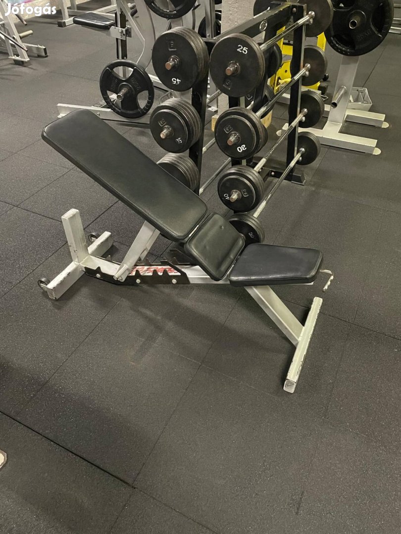 Life fitness állítható pad konditermi