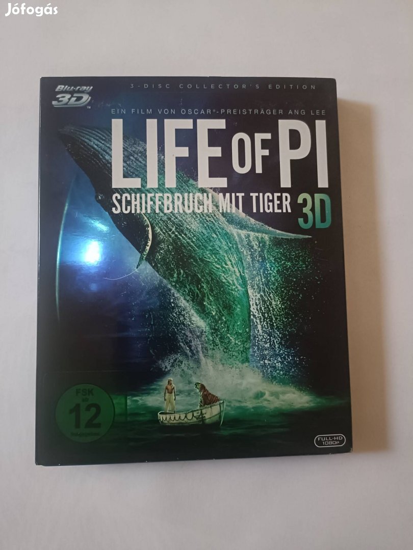 Life of pi (Pi élete) gyűjtői kiadás blu-ray 