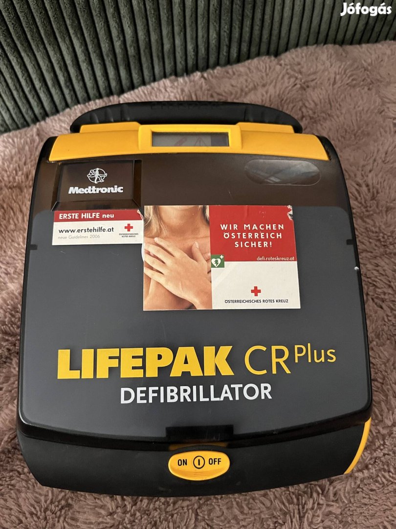 Lifepack defibrillátor cr plus újraélesztő készülék gép 