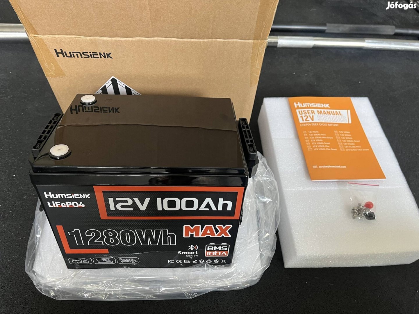 Lifepo4 12V,100Ah,Új