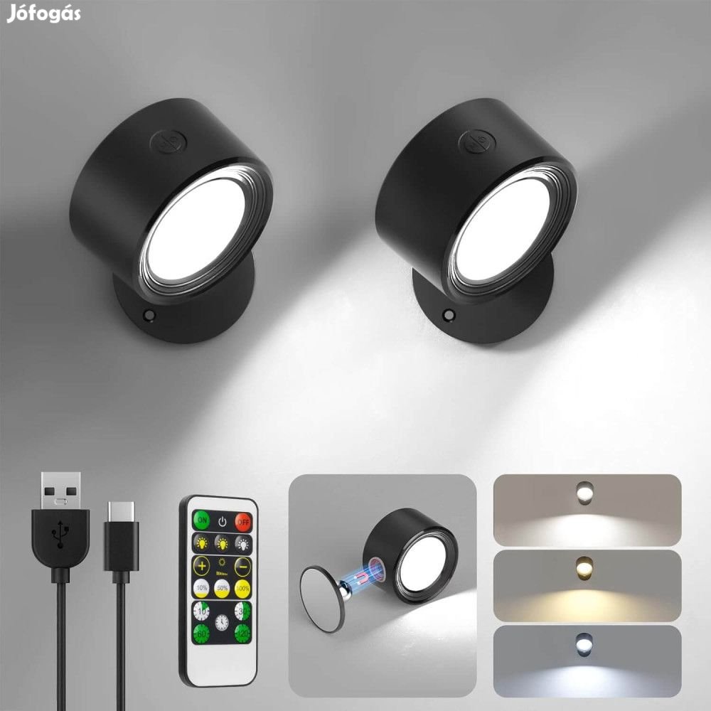 Lightbiz LED Fali Lámpa, Távirányítóval