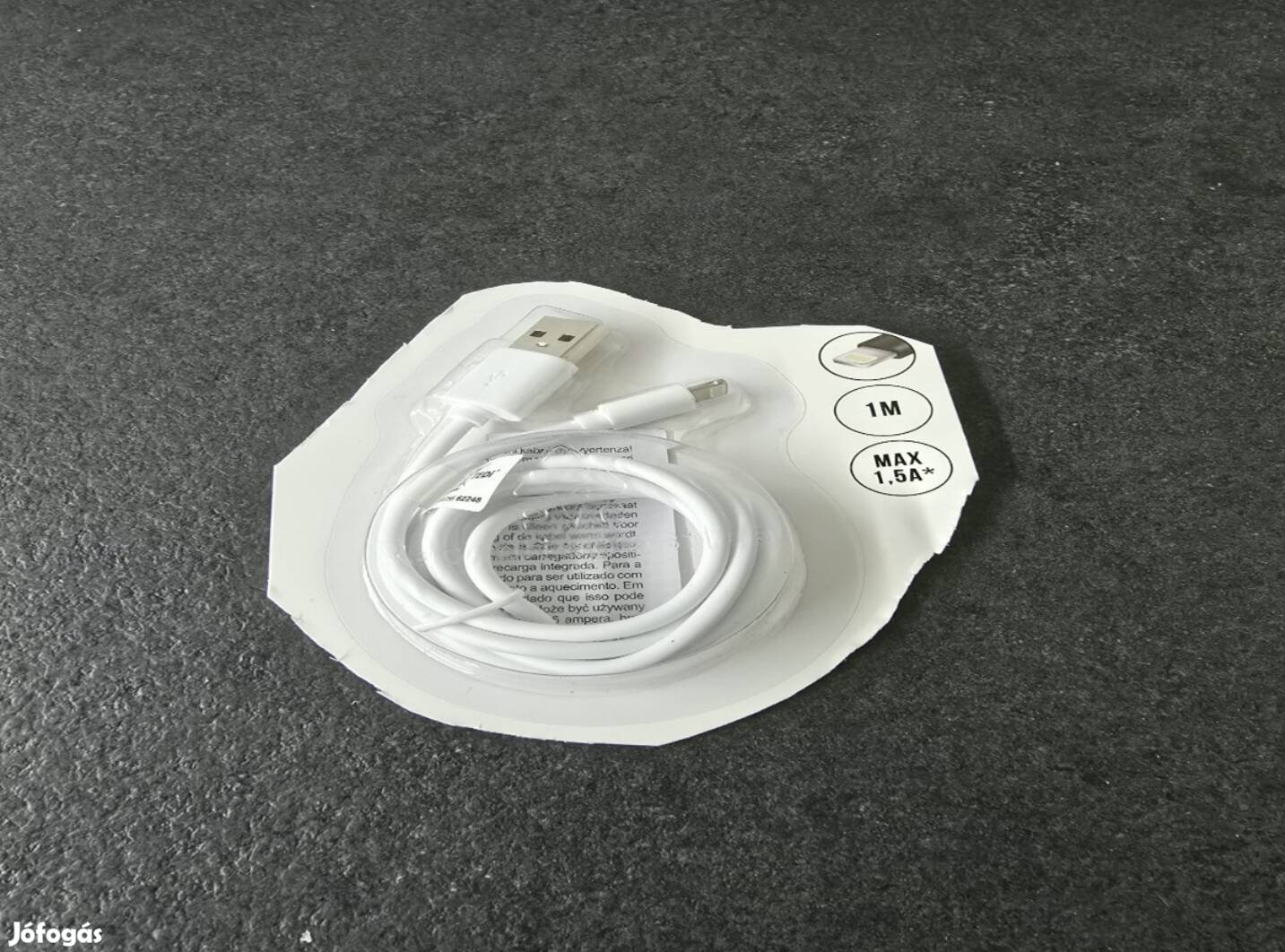 Lightning töltő- és adatkábel - 1 méter