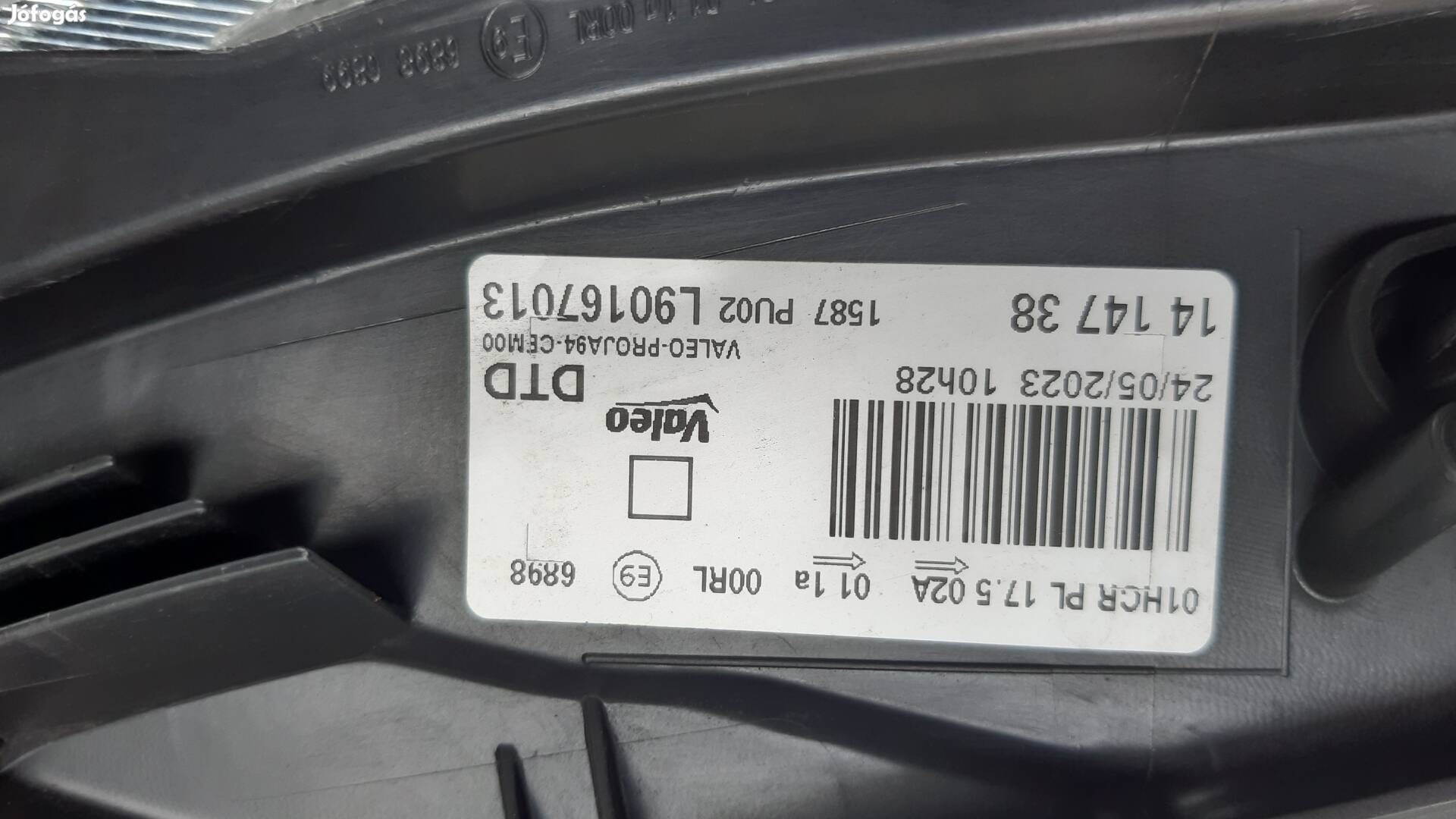 Ligier JS60 első fényszóró 