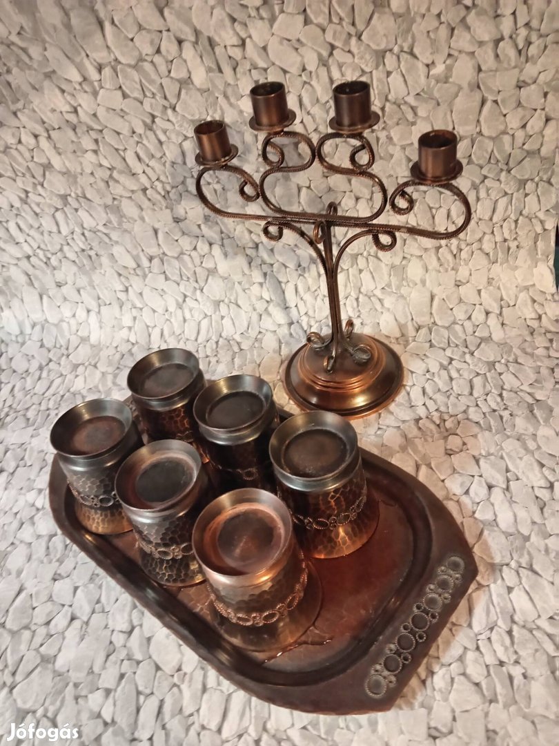 Lignifer vörösréz asztali szett