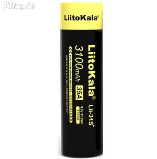 LiitoKala Lii31S 3100mAh 35A 18650 Akkumulátor Hegeszthető(4999)