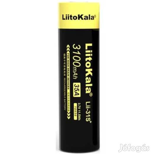 LiitoKala Lii31S 3100mAh 35A 18650 Akkumulátor Hegeszthető(4999)
