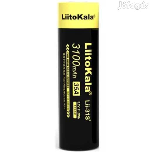 LiitoKala Lii31S 3100mAh 35A 18650 Akkumulátor Hegeszthető(4999)