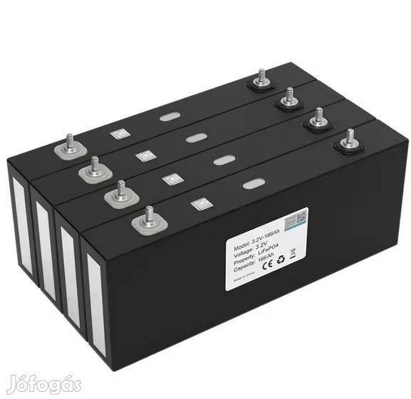 Liitokala 3,2V-os Lifepo4 Akkumulátor 166Ah A-osztály(6004)