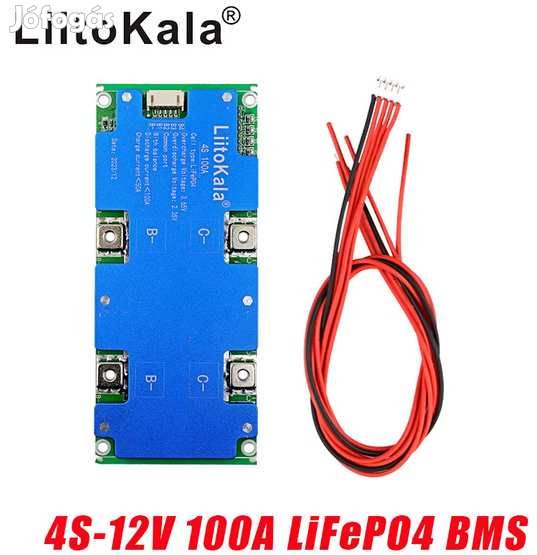 Liitokala BMS 4S 12V 100A  Lifepo4 Akku Pakkokhoz  (5842)