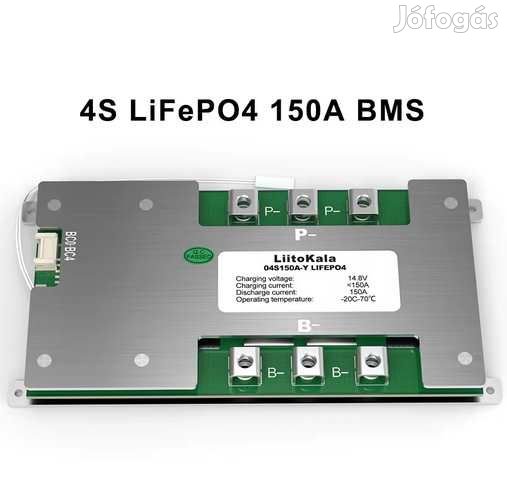 Liitokala BMS 4S 12V 150A  Lifepo4 Akku Pakkokhoz  (5647)