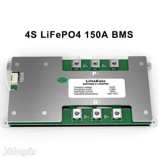 Liitokala BMS 4S 12V 150A  Lifepo4 Akku Pakkokhoz  (5647)