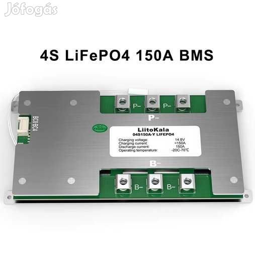 Liitokala BMS 4S 12V 150A  Lifepo4 Akku Pakkokhoz  (5647)