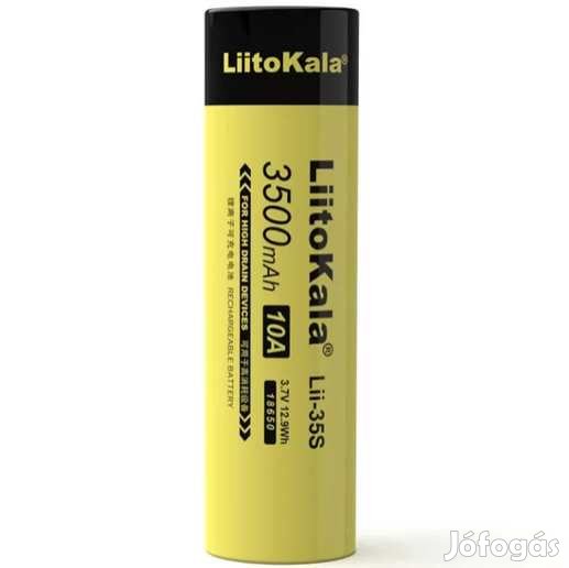 Liitokala Lii35S 3500mAh 10A 18650 Akkumulátor Hegeszthető(4998)