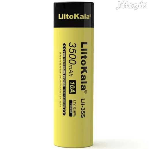 Liitokala Lii35S 3500mAh 10A 18650 Akkumulátor Hegeszthető(4998)